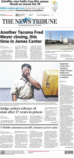 Cover of The News Tribune