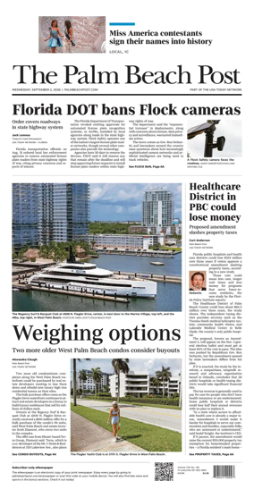 Cover of The Palm Beach Post