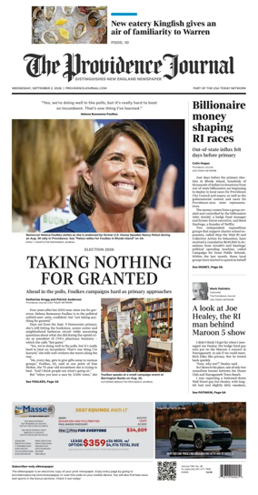 Cover of The Providence Journal