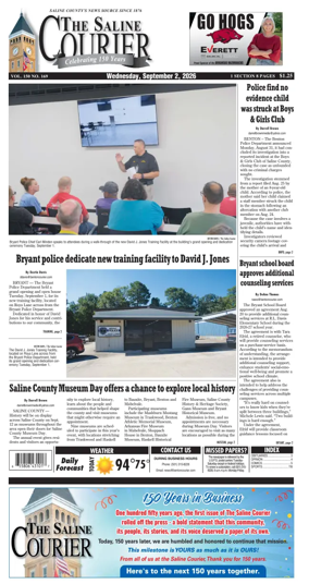 Cover of The Saline Courier
