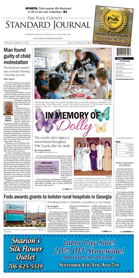Cover of The Standard Journal