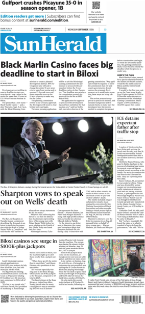 Cover of The Sun Herald