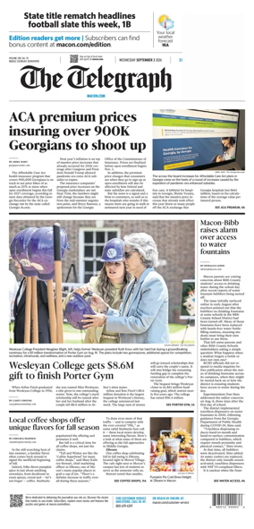 Cover of The Telegraph (Macon)