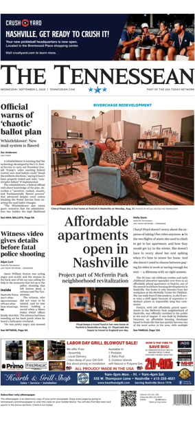 Cover of The Tennessean