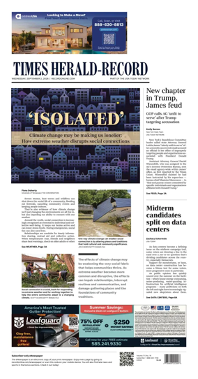 Cover of Times Herald-Record