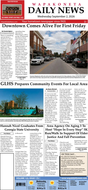 Cover of Wapakoneta Daily News