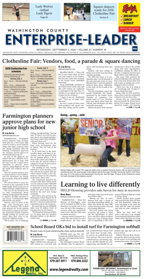 Cover of Washington County Enterprise-Leader