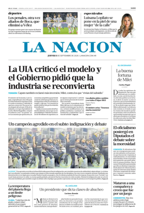 Cover of La Nacion
