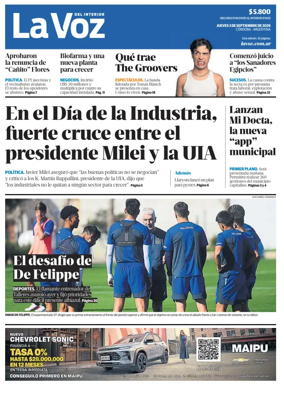 Cover of La Voz del Interior