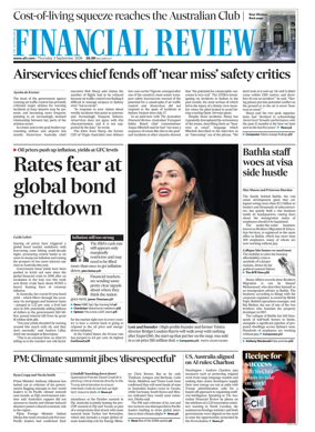 Cover of The Australian Financial Review