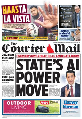 Cover of The Courier-Mail