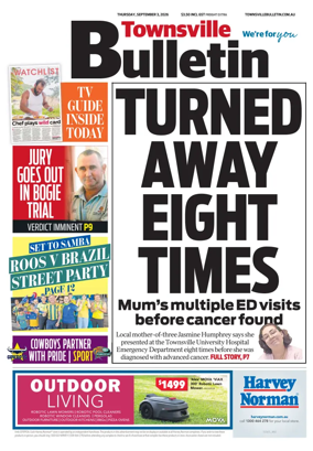 Cover of Townsville Bulletin