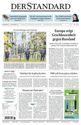 Cover of Der Standard