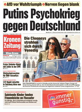 Cover of Kronen Zeitung