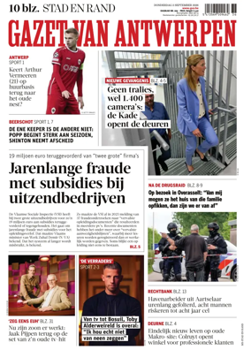 Cover of Gazet van Antwerpen Stad en Rand