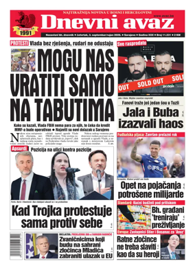 Cover of Dnevni avaz