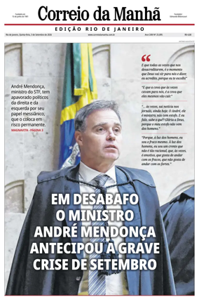 Cover of Jornal Correio da Manha