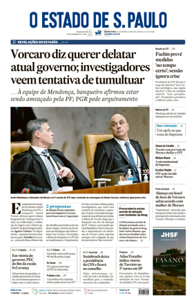 Cover of O Estado de S. Paulo