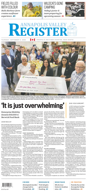 Cover of Annapolis Valley Register