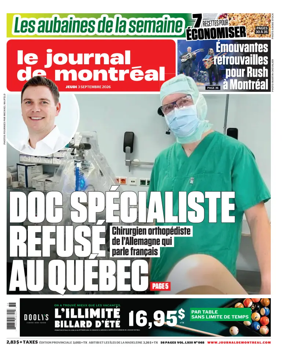 Cover of Le Journal de Montreal