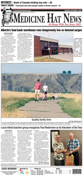 Cover of Medicine Hat News