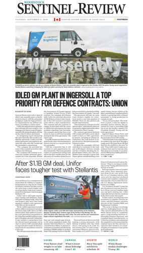 Cover of Sentinel-Review (Woodstock)