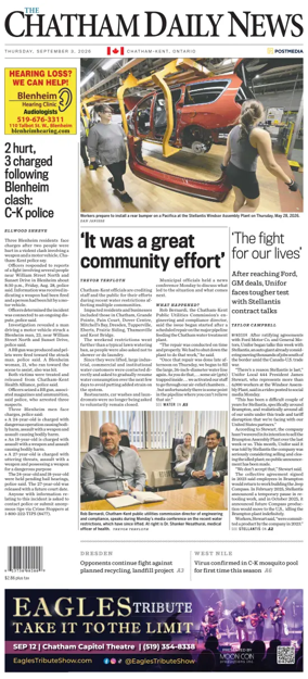 Cover of The Chatham Daily News