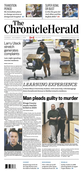 Cover of The Chronicle Herald (Provincial)