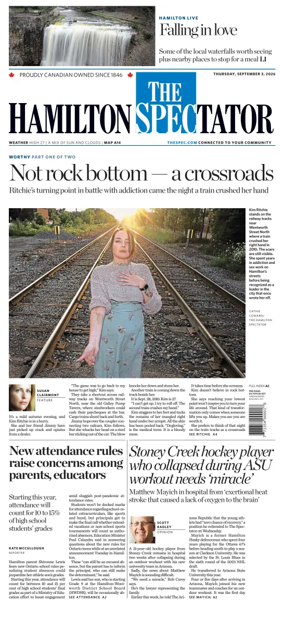 Cover of The Hamilton Spectator