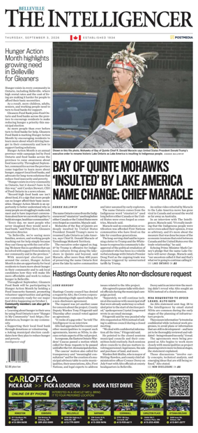 Cover of The Intelligencer (Belleville)