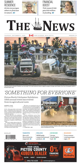 Cover of The News (New Glasgow)