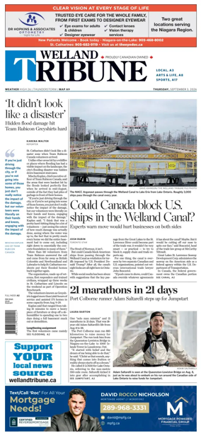 Cover of The Welland Tribune