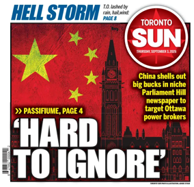 Cover of Toronto Sun