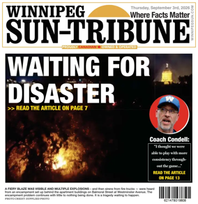 Cover of Winnipeg Sun