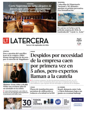 Cover of La Tercera