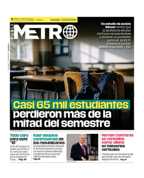 Cover of Publimetro Chile