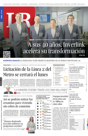 Cover of La Republica (Colombia)