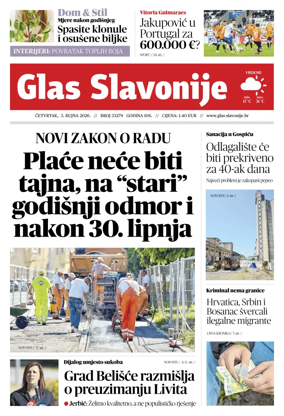 Cover of Glas Slavonije