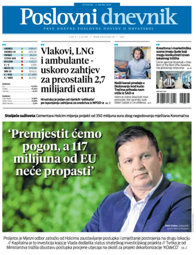Cover of Poslovni Dnevnik