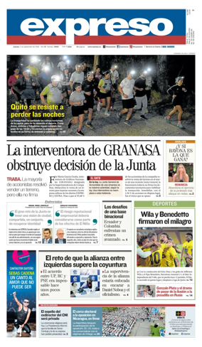 Cover of Diario Expreso