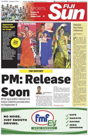 Cover of Fiji Sun