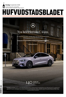 Cover of Hufvudstadsbladet
