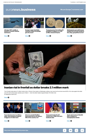 Cover of Euronews Business