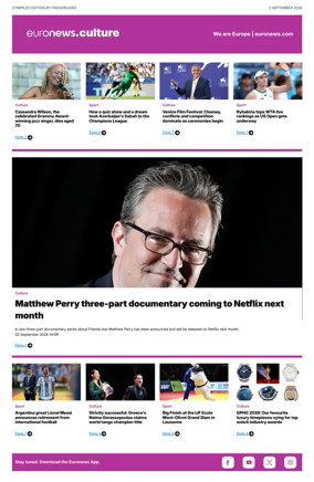 Cover of Euronews Culture and Sport Compiled Edition