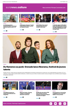 Cover of Euronews Culture (French)