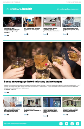 Cover of Euronews Health (English) Compiled Edition