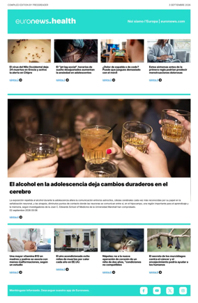 Cover of Euronews Health (Spanish) Compiled Edition