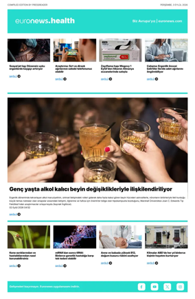 Cover of Euronews Health (Turkish) Compiled Edition
