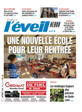 Cover of L'Eveil Hebdo