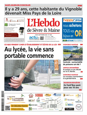Cover of L'Hebdo de Sevre et Maine